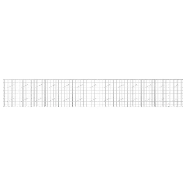 Gabion 5 mm langasta ja 10x10 cm verkosta 650x10x100 cm