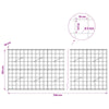 Gabion 5 mm langasta ja 10x10 cm verkosta 750x10x100 cm