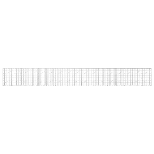 Gabion 5 mm langasta ja 10x10 cm verkosta 850x10x100 cm