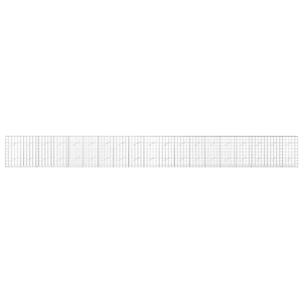 Gabion 5 mm langasta ja 10x10 cm verkosta 950x10x100 cm