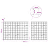 Gabion 5 mm langasta ja 10x10 cm verkosta 1050x10x100 cm
