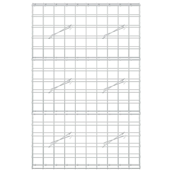 Gabion 5 mm langasta ja 10x10 cm verkosta 100x10x150 cm