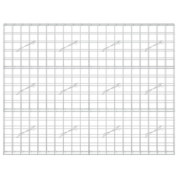 Gabion 5 mm langasta ja 10x10 cm verkosta 200x10x150 cm
