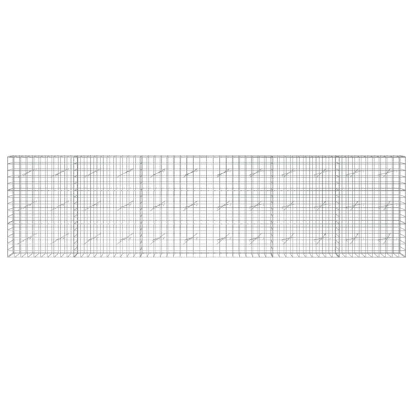 Gabion 5 mm langasta ja 10x10 cm verkosta 600x10x150 cm