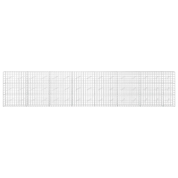 Gabion 5 mm langasta ja 10x10 cm verkosta 750x10x150 cm