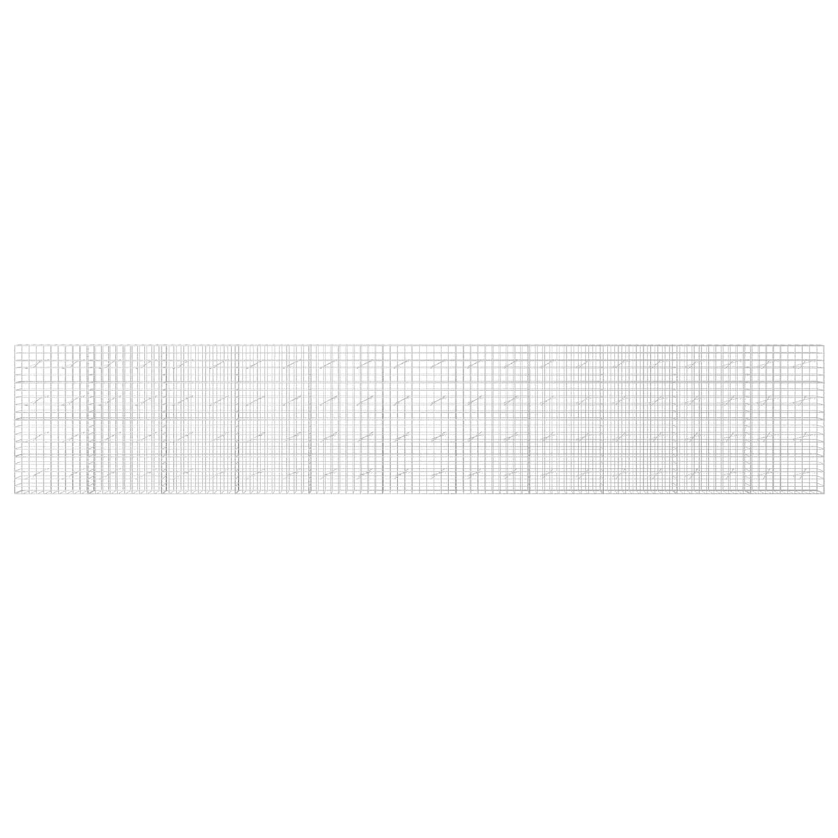 Gabion 5 mm langasta ja 10x10 cm verkosta 1100x10x200 cm