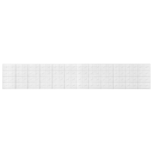 Gabion 5 mm langasta ja 10x10 cm verkosta 1200x10x200 cm