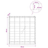 Gabion 5 mm langasta ja 10x10 cm verkosta 50x20x50 cm