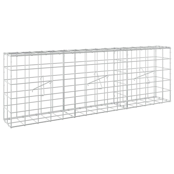 Gabion 5 mm langasta ja 10x10 cm verkosta 150x20x50 cm