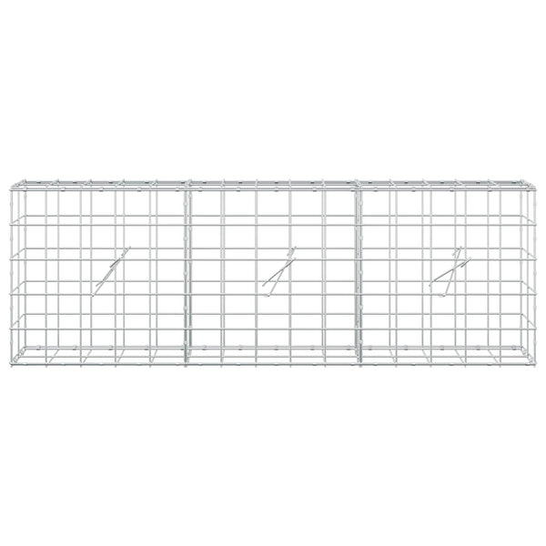 Gabion 5 mm langasta ja 10x10 cm verkosta 150x20x50 cm