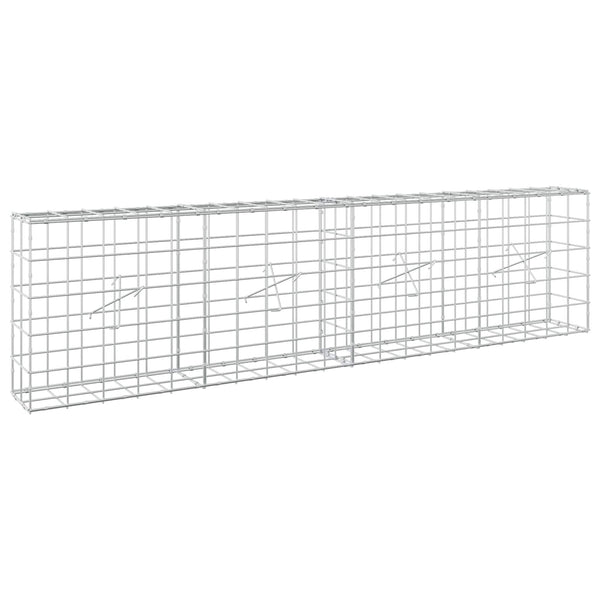 Gabion 5 mm langasta ja 10x10 cm verkosta 200x20x50 cm