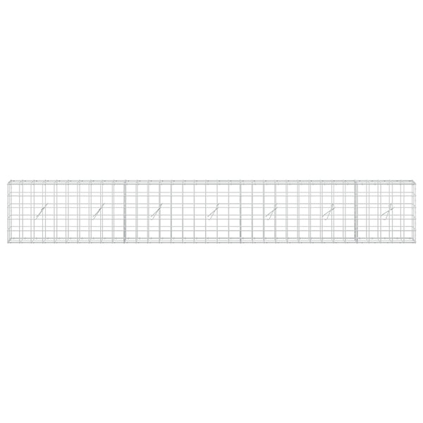 Gabion 5 mm langasta ja 10x10 cm verkosta 350x20x50 cm