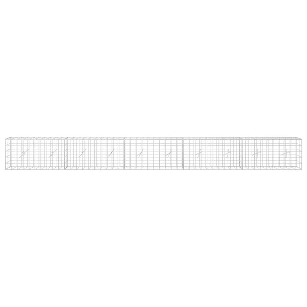 Gabion 5 mm langasta ja 10x10 cm verkosta 500x20x50 cm