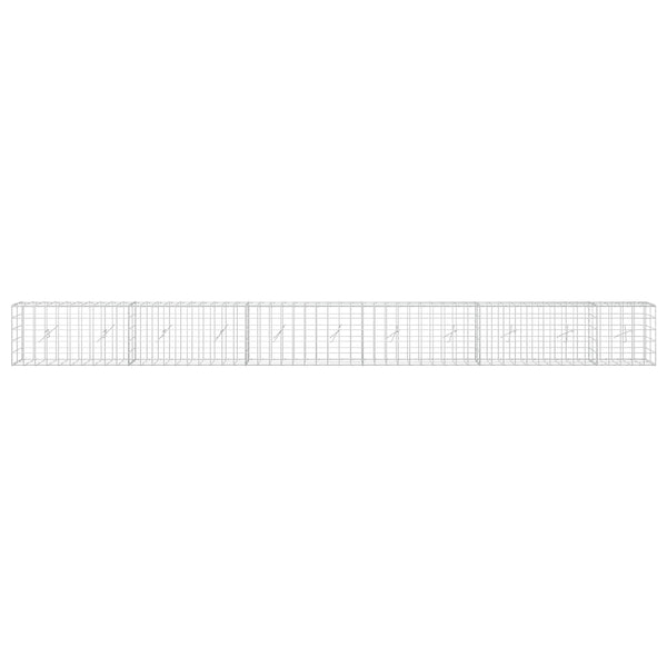 Gabion 5 mm langasta ja 10x10 cm verkosta 550x20x50 cm