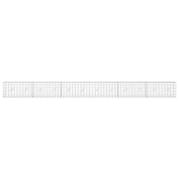Gabion 5 mm langasta ja 10x10 cm verkosta 600x20x50 cm