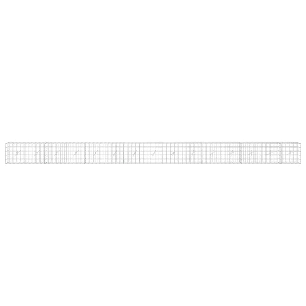 Gabion 5 mm langasta ja 10x10 cm verkosta 750x20x50 cm