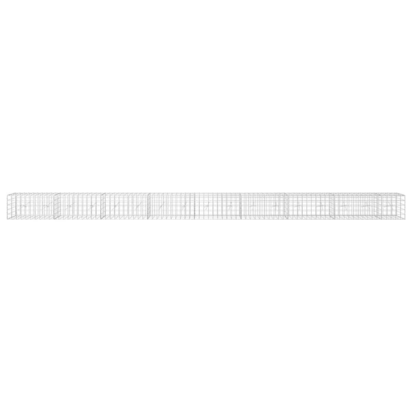 Gabion 5 mm langasta ja 10x10 cm verkosta 850x20x50 cm