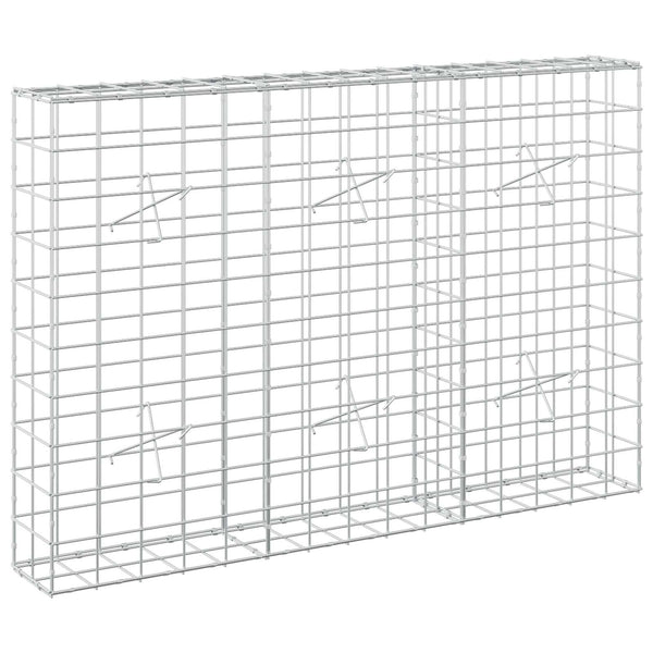 Gabion 5 mm langasta ja 10x10 cm verkosta 150x20x100 cm