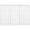 Gabion 5 mm langasta ja 10x10 cm verkosta 150x20x100 cm