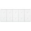 Gabion 5 mm langasta ja 10x10 cm verkosta 250x20x100 cm