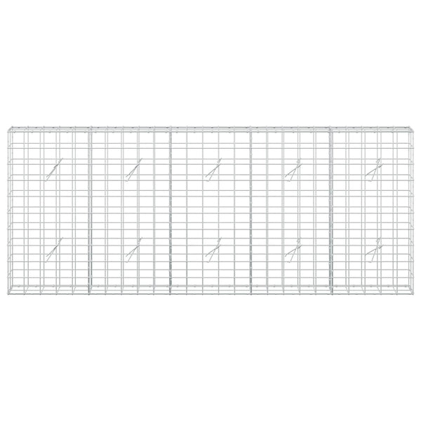 Gabion 5 mm langasta ja 10x10 cm verkosta 250x20x100 cm