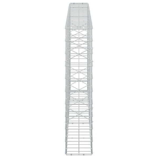 Gabion 5 mm langasta ja 10x10 cm verkosta 250x20x100 cm