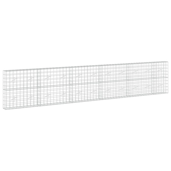 Gabion 5 mm langasta ja 10x10 cm verkosta 550x20x100 cm
