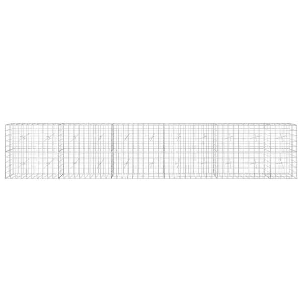 Gabion 5 mm langasta ja 10x10 cm verkosta 550x20x100 cm