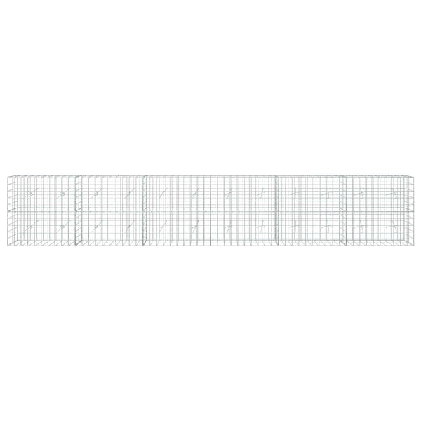 Gabion 5 mm langasta ja 10x10 cm verkosta 600x20x100 cm