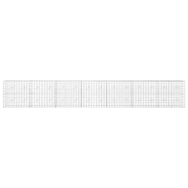 Gabion 5 mm langasta ja 10x10 cm verkosta 700x20x100 cm
