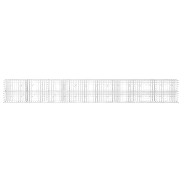 Gabion 5 mm langasta ja 10x10 cm verkosta 800x20x100 cm