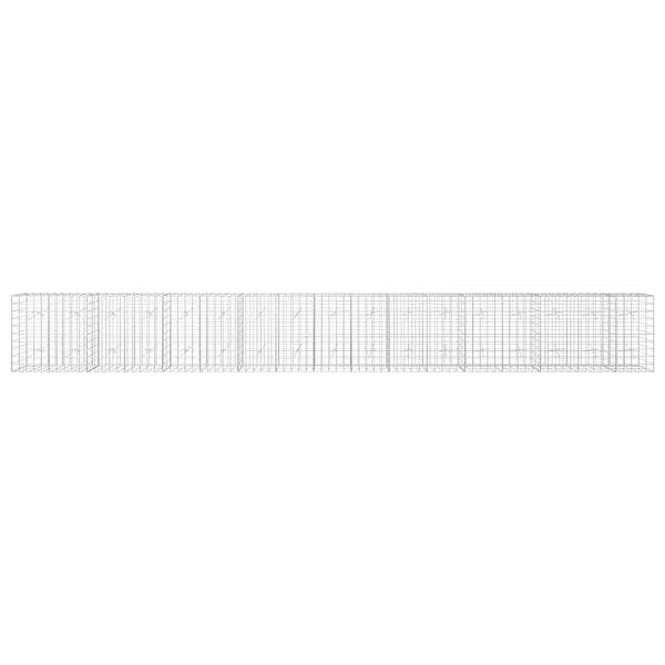 Gabion 5 mm langasta ja 10x10 cm verkosta 850x20x100 cm