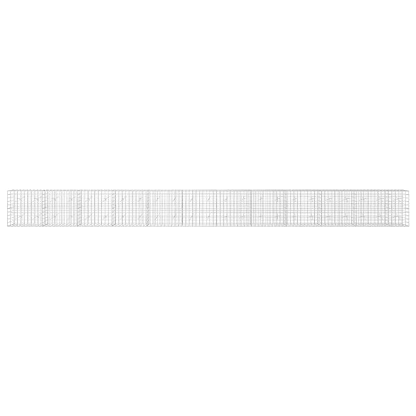 Gabion 5 mm langasta ja 10x10 cm verkosta 1150x20x100 cm