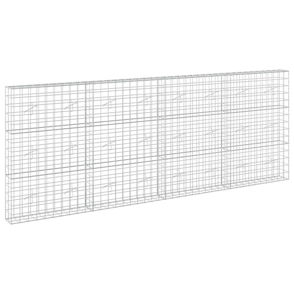 Gabion 5 mm langasta ja 10x10 cm verkosta 400x20x150 cm