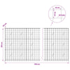 Gabion 5 mm langasta ja 10x10 cm verkosta 700x20x150 cm