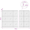 Gabion 5 mm langasta ja 10x10 cm verkosta 750x20x150 cm