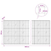 Gabion 5 mm langasta ja 10x10 cm verkosta 800x20x150 cm