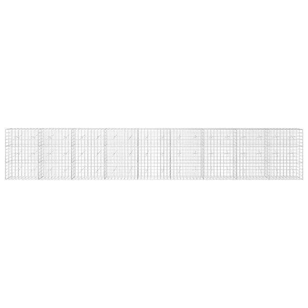 Gabion 5 mm langasta ja 10x10 cm verkosta 900x20x150 cm