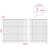 Gabion 5 mm langasta ja 10x10 cm verkosta 1000x20x150 cm