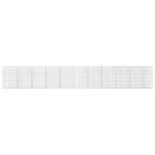 Gabion 5 mm langasta ja 10x10 cm verkosta 1050x20x150 cm