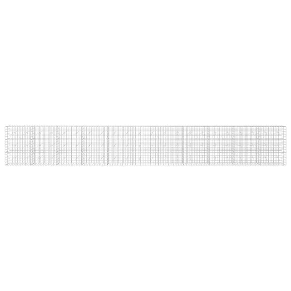 Gabion 5 mm langasta ja 10x10 cm verkosta 1100x20x150 cm