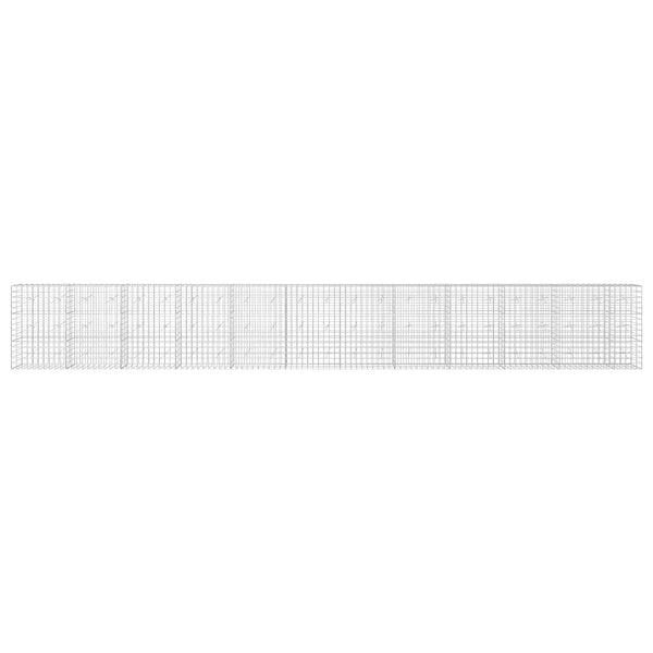 Gabion 5 mm langasta ja 10x10 cm verkosta 1150x20x150 cm