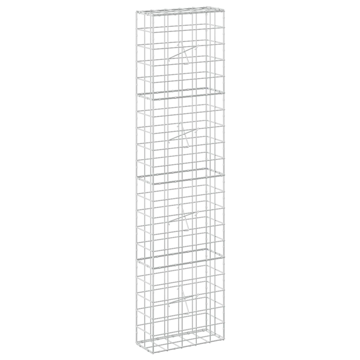 Gabion 5 mm langasta ja 10x10 cm verkosta 50x20x200 cm