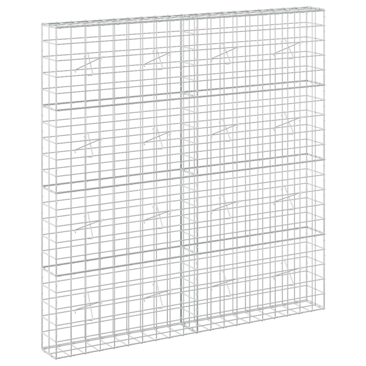 Gabion 5 mm langasta ja 10x10 cm verkosta 200x20x200 cm