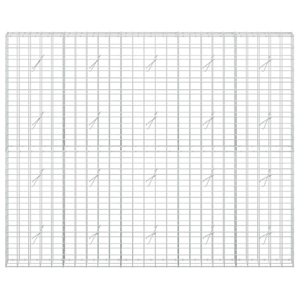 Gabion 5 mm langasta ja 10x10 cm verkosta 250x20x200 cm