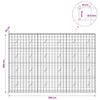 Gabion 5 mm langasta ja 10x10 cm verkosta 300x20x200 cm