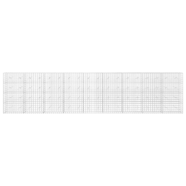 Gabion 5 mm langasta ja 10x10 cm verkosta 900x20x200 cm