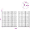 Gabion 5 mm langasta ja 10x10 cm verkosta 950x20x200 cm