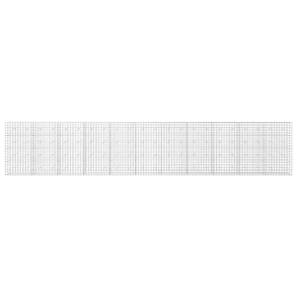 Gabion 5 mm langasta ja 10x10 cm verkosta 1100x20x200 cm