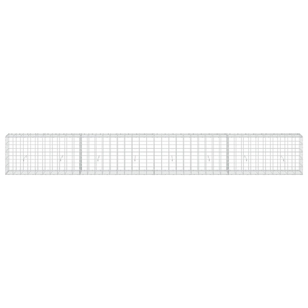 Gabion 5 mm langasta ja 10x10 cm verkosta 400x30x50 cm